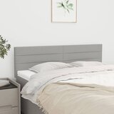  Uzglavlja svjetlosiva 144x5x78/88 cm od tkanine | shoptok.hr