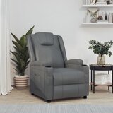 vidaXL Naslanjač antracitno umetno usnje | Shoptok.si