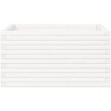  Vrtna sadilica bijela 90x90x46 cm od masivne borovine | shoptok.hr