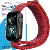 Beline apple watch najlon pašček 38/40/41MM rdeč za uro, (21969369) | Shoptok.si