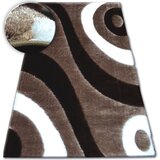 RugsX Preproge Preproga Shaggy SPACE 3D B314 rjava 80x150 cm Kostanjeva | Shoptok.si