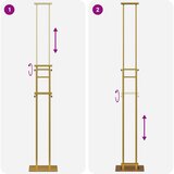  Stalci za sajmove 2 pcs Zlatno 30 x 24 x 208 cm Željezo | shoptok.hr