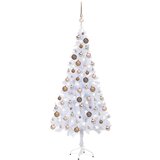 vidaXL umjetno božićno drvce LED s kuglicama 180 cm 620 grana | shoptok.hr