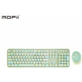 MOFII wl sweet retro set tastatura i miš u zelenoj boji cene
