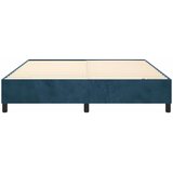  Okvir za krevet s oprugom tamnoplavi 160x200 cm baršunasti | Eponuda.com