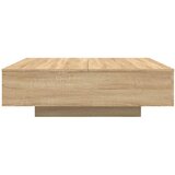  Stolić za kavu boja hrasta 100x100x31 cm konstruirano drvo | shoptok.hr