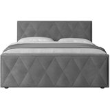 MID.YOU postelja boxspring 180 cm x 200 cm , kovina, umetna masa, tekstil, karton, leseni material svetlo siva | Shoptok.si