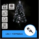 Aigostar LED Spoljašnja božićna jelka LED/3,6W/230V 60 cm IP44 hladno-bela Cene