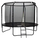 vrtni trampolin crni - 304 cm