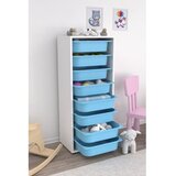 Hanah home višenamenska polica cara 8N white blue Cene