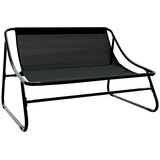  Vrtni namještaj Crna 110 x 81 x 71 cm Čelik s prahom premazan | shoptok.hr