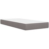 Krevetna konstrukcija Sivo-smeđa 90 x 190 cm Poliester | shoptok.hr