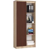 AKORD POLICA R80 1D 4P CLP OAK SONOMA / VENGE, (21714171) Cene