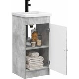  Kupaonski umivaonik s sudoperom Betonska siva 42 x 40 x 84,5 cm | shoptok.hr