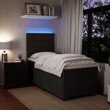  Box spring krevet s madracem crni 90x200 cm baršunasti | shoptok.hr