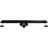  2 u 1 odvod za tuš Crna 80 cm Nehrđajući čelik 304 | shoptok.hr