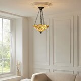 Endon 111884 - Luster na lancu Tiffany PEARL 3xE27/10W/230V prečnik 37 cm | Eponuda.com