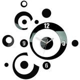 Moderna stenska ura PLANET NH005 (samolepilne stenske ure) | Shoptok.si
