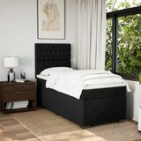 Box spring krevet s madracem crni 80 x 200 cm od tkanine | shoptok.hr