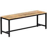 vidaXL Jedilna klop 120 cm trden robusten mangov les | Shoptok.si
