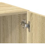  Visoka komoda boja hrasta 80x42 5x249 cm od konstruiranog drva | shoptok.hr