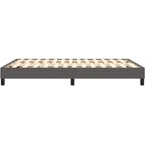  Okvir za krevet s oprugom sivi 140x190 cm od umjetne kože | shoptok.hr