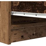 vidaXL Komoda starinski les 100x35x76 cm iverna plošča | Shoptok.si