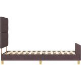  Krevetna konstrukcija Tamno smeđa 90 x 190 cm tkanina | shoptok.hr