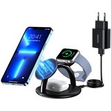 Choetech Induktivna polnilna postaja za iPhone AirPods Pro Apple Watch 3v1 črna, (21580852) Cene