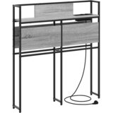vidaXL Skladiščni naslon s polico Siva sonoma 90 cm Konstruiran les, (5000142289) | Shoptok.si