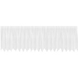 Čipkasta zavjesa sa zavjesama Bijelo 100 x 500 cm Poliester | shoptok.hr