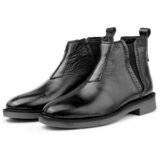 Ducavelli Leeds Genuine Leather Chelsea Daily Boots With Non-Slip Soles Black. Cene'.'
