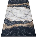 RugsX Preproge ANDRE 1124 pralna preproga Marmor protizdrsna - 120x170 cm Črna | Shoptok.si