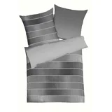 posteljnina 200/200 cm saten siva