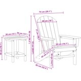  3-dijelni vrtni lounge set svijetlosiva HDPE | shoptok.hr