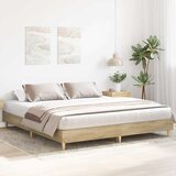  Okvir kreveta bez madraca 200x200 cm od konstruiranog drva | shoptok.hr