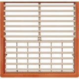  Konstrukcija postelje Voskast rjav 200 x 200 cm, (5000126971) | Shoptok.si