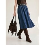 Sinsay Midi suknja od trapera s pojasom | shoptok.hr
