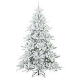 vidaXL Umjetno božićno drvce s nogom with LEDs s stalakom 240cm PVC | shoptok.hr