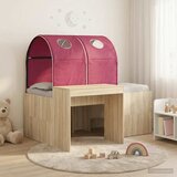 Krevet s Tunnels 3 kom. Artisian hrast i crvena | shoptok.hr