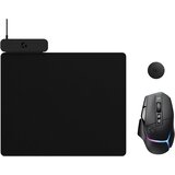 Logitech G komplet brezžične igralne miške G502 X Plus in polnilne podloge Powerplay 2 črne barve Cene