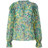 QS by s.Oliver Bluza nebeško modra / rumena / zelena / oranžna | Shoptok.si