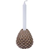 Ego Dekor Rjav svečnik v obliki borovega stožca Ego Dekor, višina 12 cm Cene