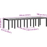 vidaXL 13-delna vrtna jedilna garnitura s blazinami svetlo sivi poli ratan | Shoptok.si