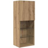 TV stenske enote z LED lučmi 6 pcs Umetni hrast Konstruiran les, (5000112689) | Shoptok.si