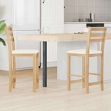  Trpezarijske stolice 2 pcs Prirodna 40 x 47 5 x 99 5 cm - Prirodno i svijetlo | shoptok.hr