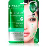 Eveline Cosmetics Sheet Mask Aloe Vera pomirjevalna in vlažilna maska z aloe vero kos Cene