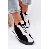 Laura Messi Ladies Leather Sports Shoes 2935 Black | Shoptok.si