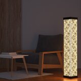 Opviq tlt panel floorlamp with retro pattern black floor lamp Cene