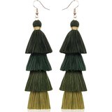 IZMAEL Minđuše QU-32605 - Zelena | shoptok.hr